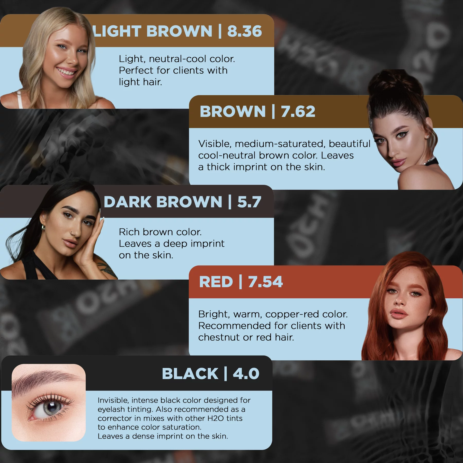 OKO liquid hybrid tint odstiny
